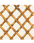 Bamboo Lattice Cocktail Napkin Set/20