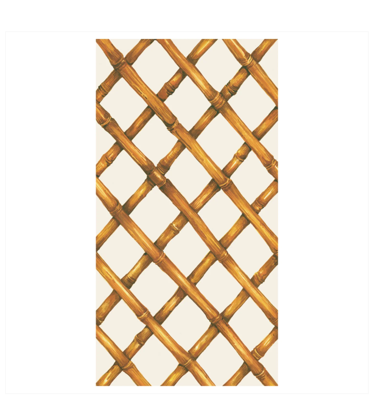 Bamboo Lattice Guest Napkin Set/16