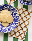 Bamboo Lattice Cocktail Napkin Set/20