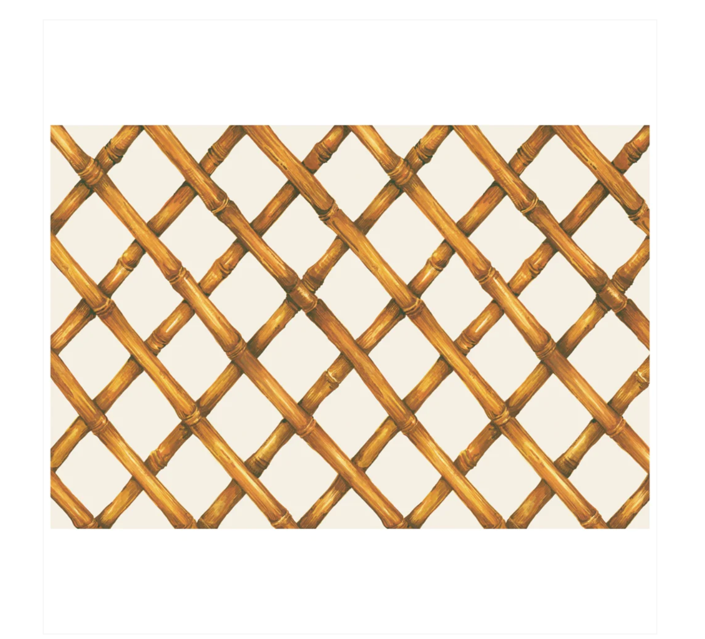 Bamboo Lattice Placemat Set/24