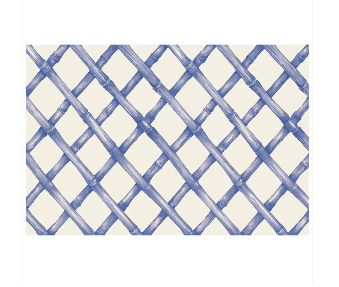 Blue Lattice Placemat Set/24