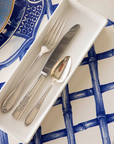 Blue Lattice Placemat Set/24