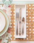 Rattan Weave Placemat Set/24