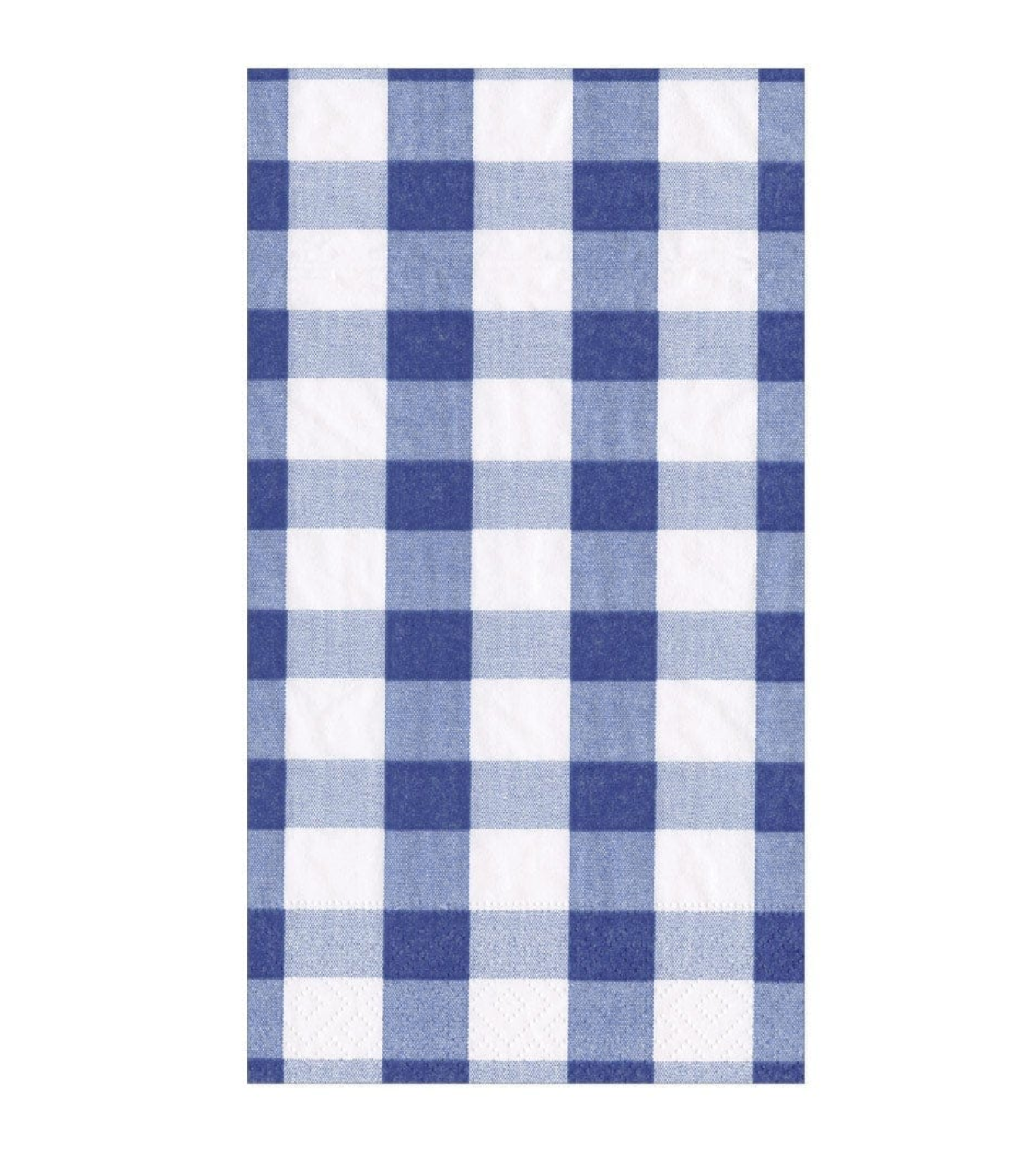 Gingham Blue Guest Napkin