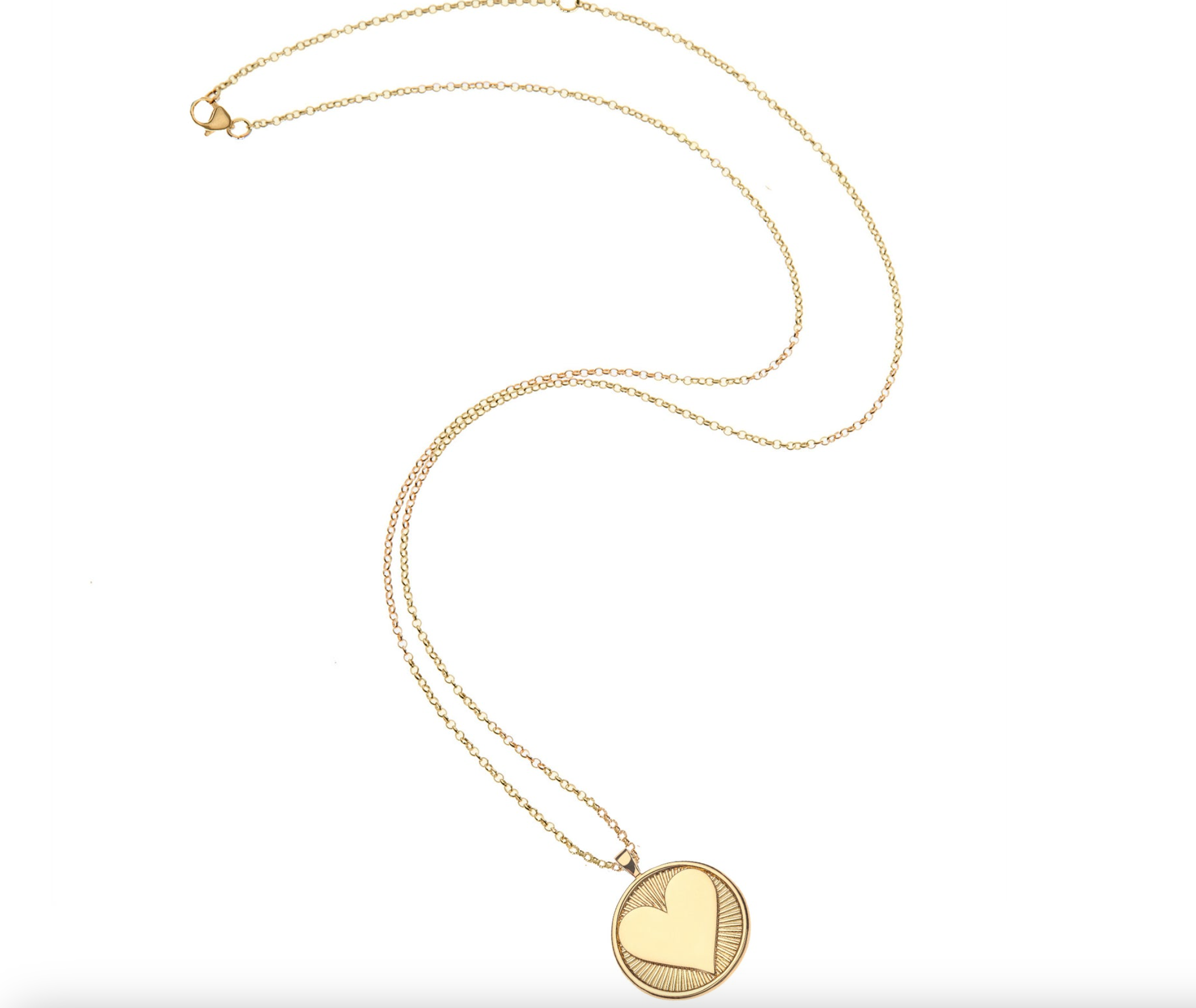 JANE WIN Hearts Find Me Love Pendant Necklace with 18" Chain