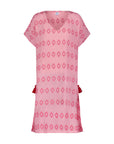 MER ST. BARTH Capucine Women's Caftan Rose Embroidery