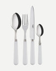 SABRE Pop Unis White 4 Piece Cutlery Set