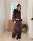 OMIKA Peyton Blouse Solid Ganache