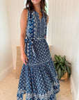 WALKER & WADE Alexis Dress Indigo Geo