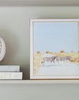 ADDISON ROSS Gold Trim White Enamel Frame