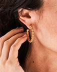 CAPUCINE DE WULF Berry Icon Hoop Earrings Gold