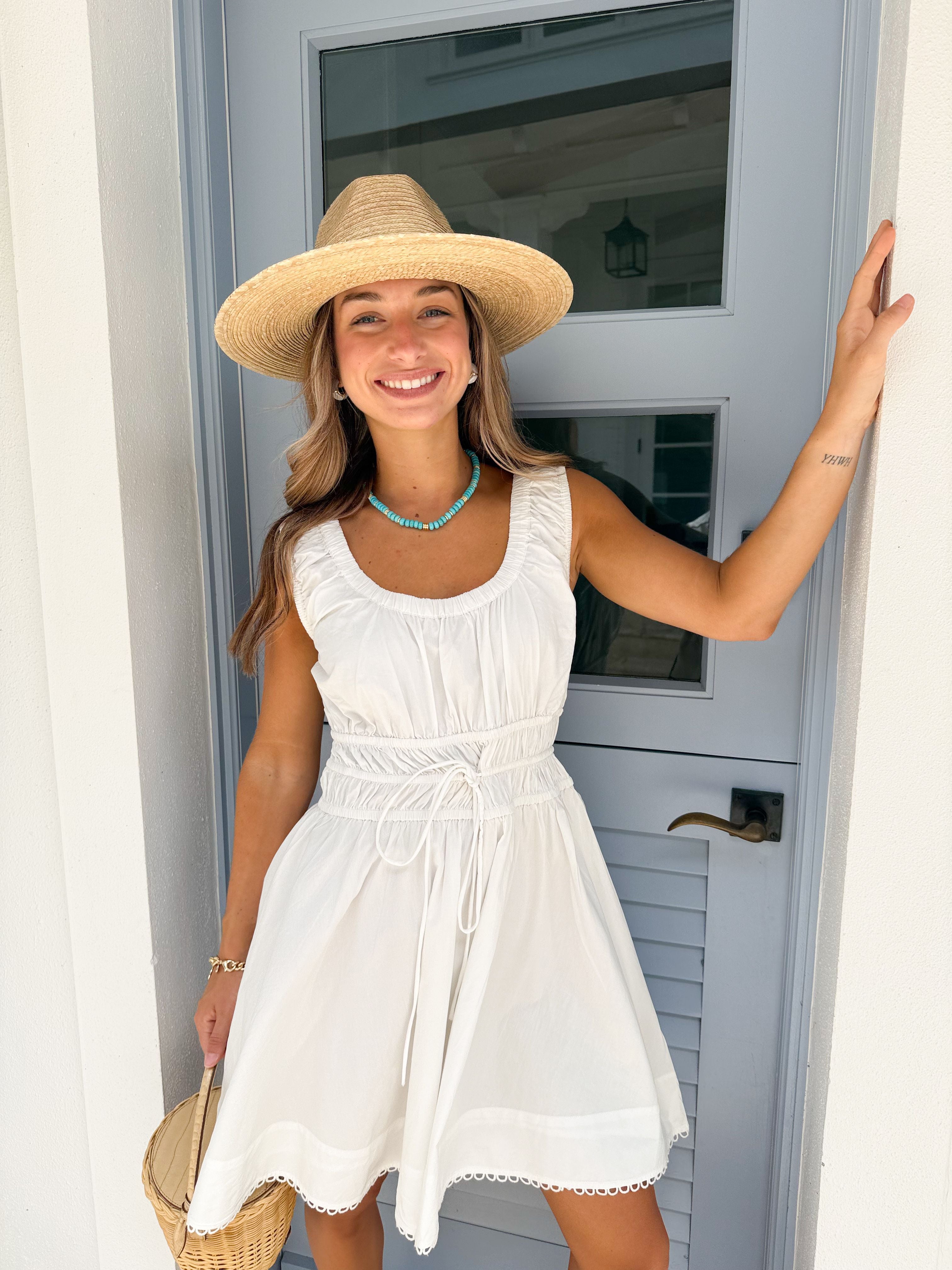 OLIPHANT Harper Mini Dress Tisbury White – Matilda's Life Style