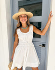 OLIPHANT Harper Mini Dress Tisbury White