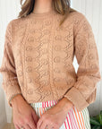 LA PORTE Jenny Cashmere Sweater Camel