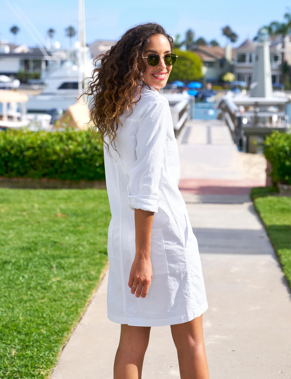 FRANK &amp; EILEEN Ireland Dress White