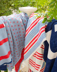 CHAPPYWRAP Mixed Stripes Americana Blanket