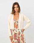 LA PORTE Summer Cardigan Ivory