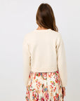 LA PORTE Summer Cardigan Ivory