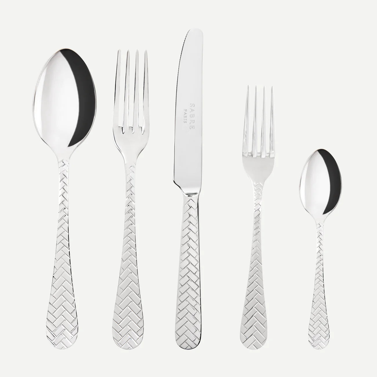 SABRE Nata Stainless Steel 5 Piece Setting