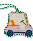 FURBISH STUDIO Needlepoint Ornament Golf Cart