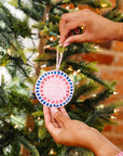 FURBISH STUDIO Needlepoint Ornament Paris