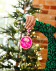 FURBISH STUDIO Needlepoint Ornament Pink Pony Club