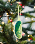 FURBISH STUDIO Needlepoint Ornament Pickle