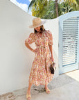 LOLA AUSTRALIA Pacific Dress Tea Rose