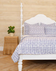 DANA SMALL DESIGNS Flower Row Quilt Marine