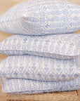 DANA SMALL DESIGNS Flower Row Sham Matilda's Blue