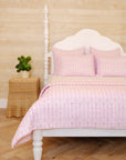 DANA SMALL DESIGNS Flower Row Accent Pillow Lilac