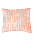 DANA SMALL DESIGNS Sham Flower Row Tangerine