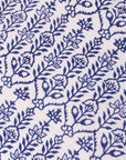 DANA SMALL DESIGNS Flower Row Accent Pillow Marine