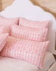 DANA SMALL DESIGNS Flower Row Quilt Pink Lotus