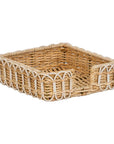 JULISKA Provence Rattan Luncheon Napkin Holder Whitewash