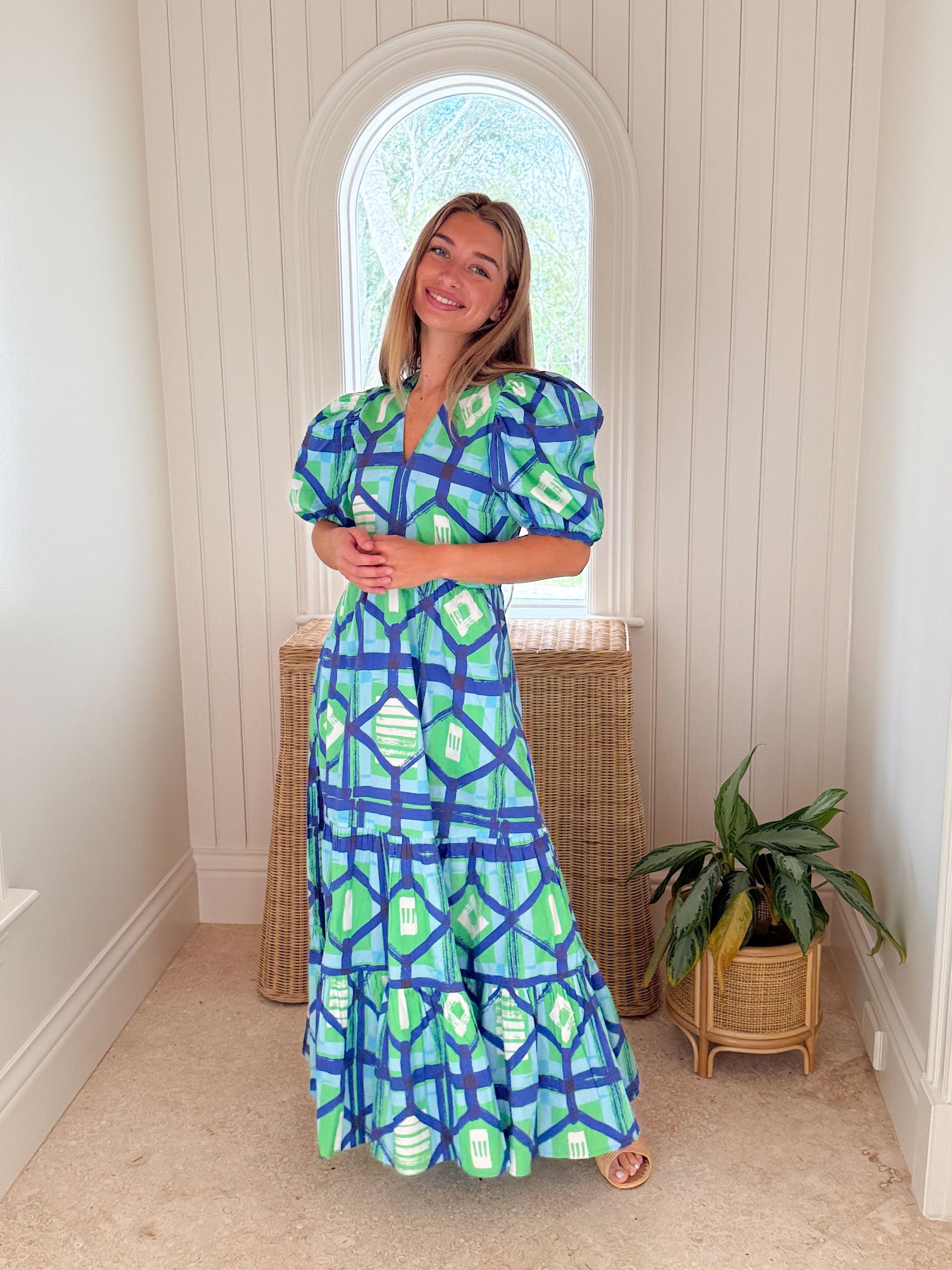 FINAL SALE SHERIDAN FRENCH Margot Dress Navy Picnic