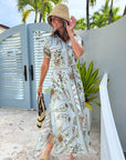 OMIKA Amira Maxi Dress Diya Powder