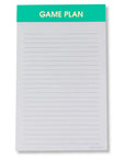 Game Plan Lined Notepad