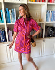SHERIDAN FRENCH Parker Dress Sangria Batik