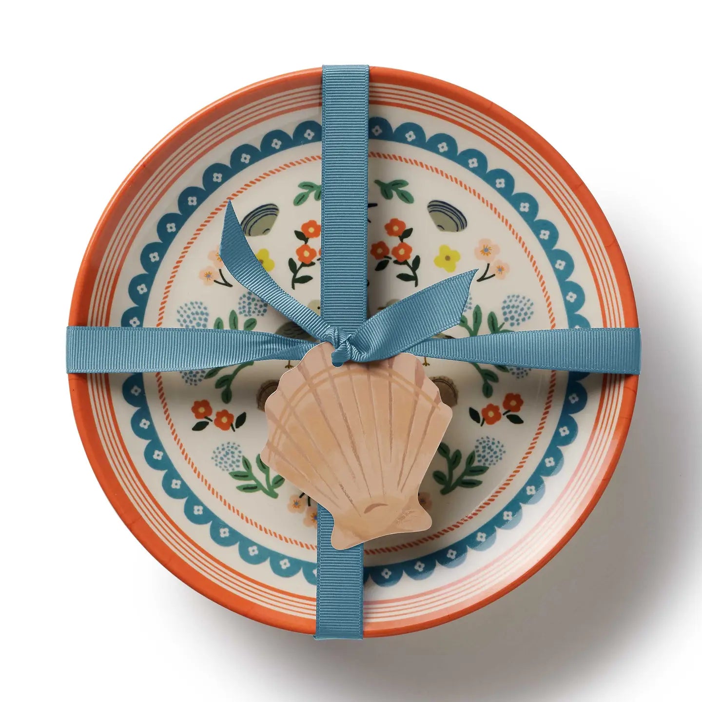 RIFLE PAPER CO. Seaside Melamine Dessert Plate Set