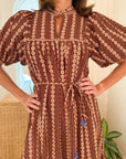 OMIKA Wren Midi Dress Espresso
