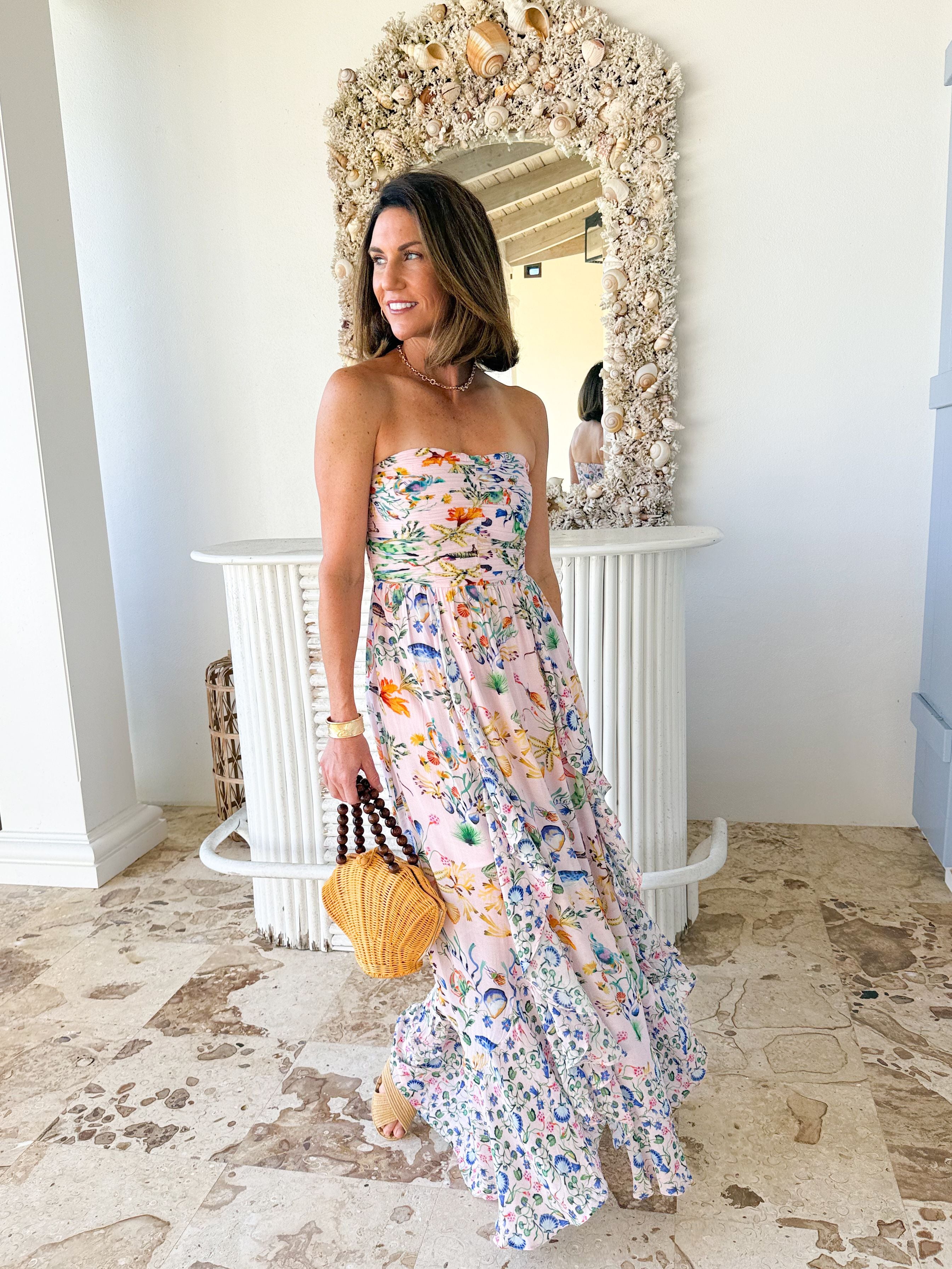 banjanan dress BANJANAN Bella Dress Tidepool Conch