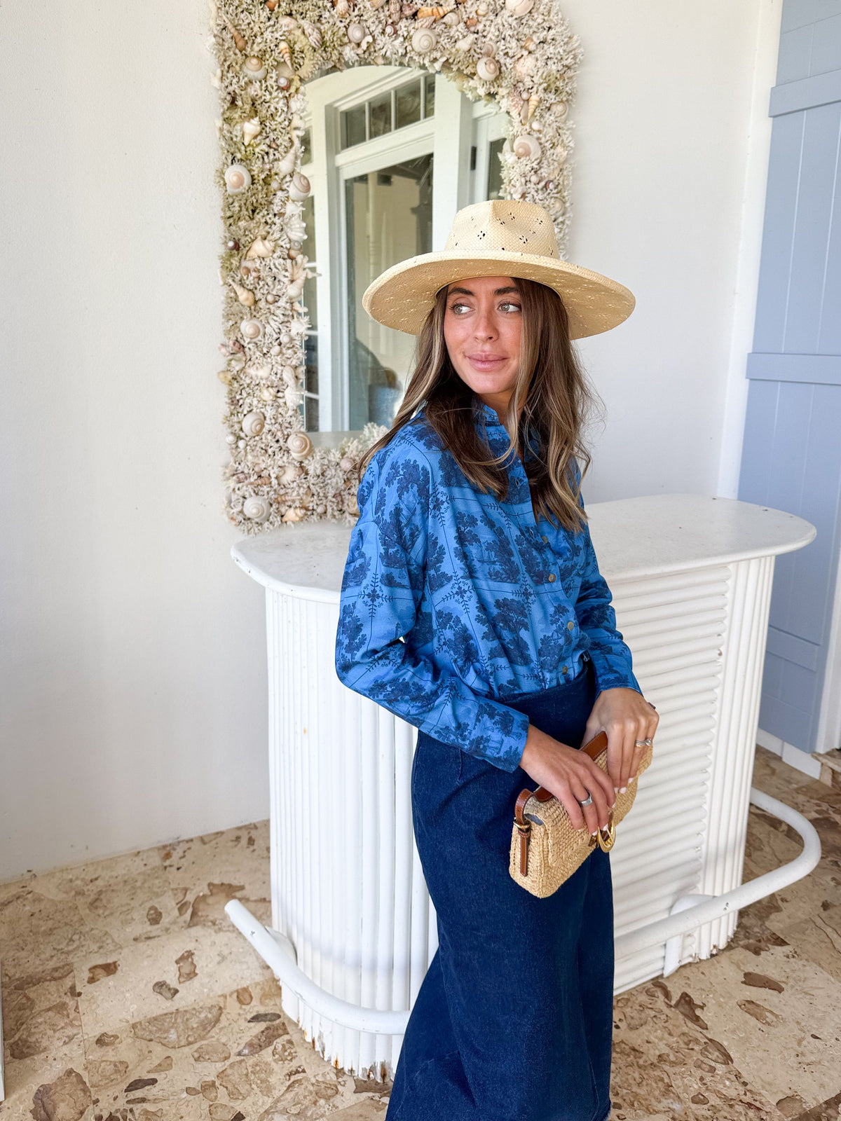 FITZROY &amp; WILLA Ralph Skirt Denim