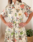 RO'S GARDEN Vibeka Short Dress Botanic Multi