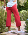 FRANK & EILEEN Catherine Pant Double Decker Red