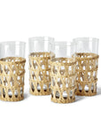 Island Chic Tall Glasses-Set/4