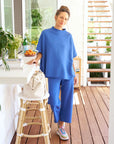 FRANK & EILEEN Catherine Pant Royal Blue