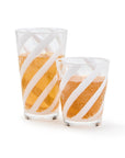 Opaque White Drinking Glass- Set/4