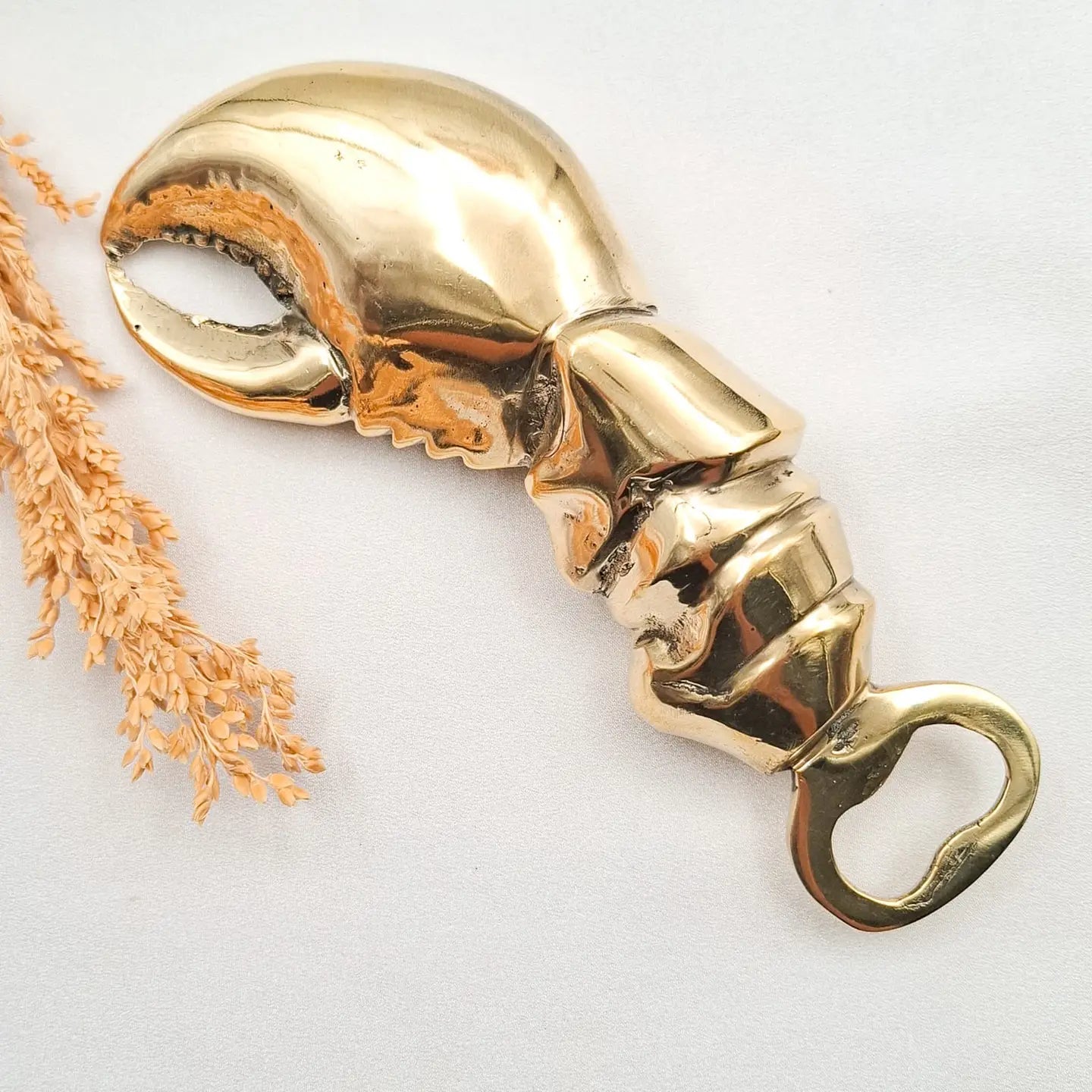Brass Bottle Opener King Crab