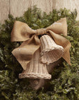 Christmas Bells in Woven Wicker